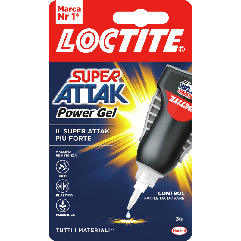 Loctite Super Attak Power Gel Control 3g Loctite Super Attak Power Gel Control 3g