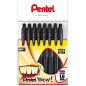 Pentel WOW Nero 8 pz