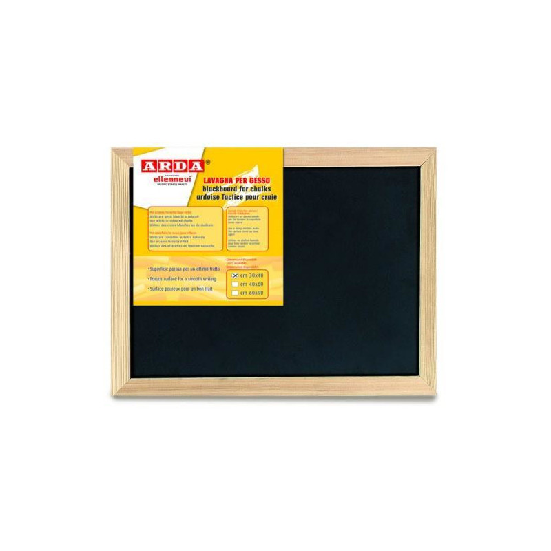 ARDA 875 lavagna e accessori Nero Legno ARDA 875 lavagna e accessori Nero Legno