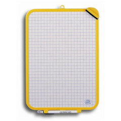 ARDA 3382 lavagna bianca e accessori 240 x 330 mm Bianco, Giallo
