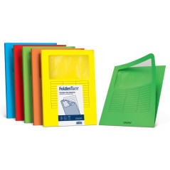 Favini Folder con finestra Carta Rosso A4