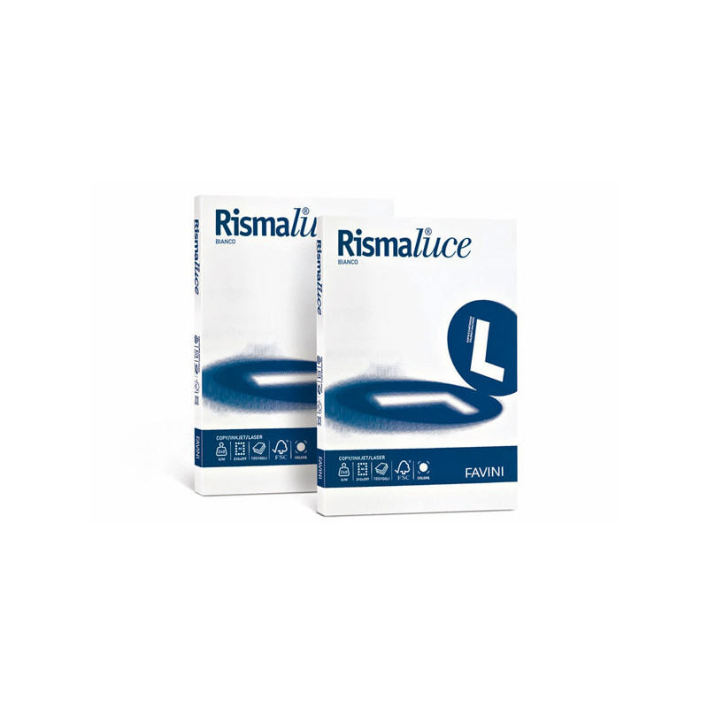 Favini Rismaluce Bianco carta inkjet A4 (210x297 mm) 100 fogli Favini Rismaluce Bianco carta inkjet A4 (210x297 mm) 100 fogli