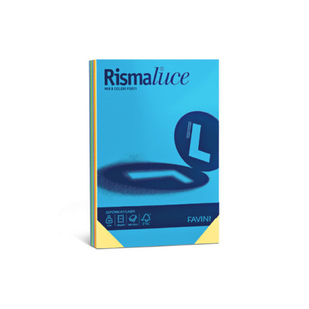 Favini Rismaluce Mix cartone 100 fogli 90 g m²