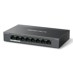 Mercusys MS108GP switch di rete Gestito Gigabit Ethernet (10/100/1000) Supporto Power over Ethernet (PoE) Nero