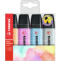 STABILO Boss Original Pastel evidenziatore 4 pz Punta smussata Multicolore STABILO Boss Original Pastel evidenziatore 4 pz Punta smussata Multicolore