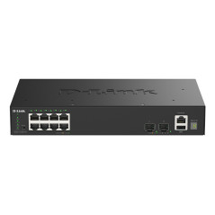 D-Link DGS-1530-10 Gestito L2 Gigabit Ethernet (10/100/1000) Nero