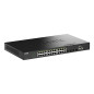 D-Link DGS-1530-28P/E switch di rete Gestito L2 Gigabit Ethernet (10/100/1000) Supporto Power over Ethernet (PoE) Nero