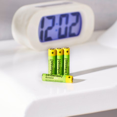 Intenso HR03 NiMH Energy Eco 1000mAh 4er Blister - Micro (AAA) - 1.000 mAh Batteria ricaricabile Mini Stilo AAA Nichel-Metallo