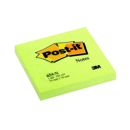 3M 654-NG pouch autoadesiva Quadrato Verde 100 fogli Autoadesivo