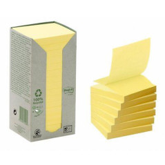 3M R330-1T pouch autoadesiva Quadrato Giallo 100 fogli Autoadesivo