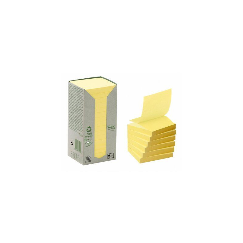 3M R330-1T pouch autoadesiva Quadrato Giallo 100 fogli Autoadesivo