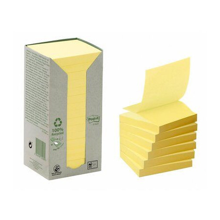 3M R330-1T pouch autoadesiva Quadrato Giallo 100 fogli Autoadesivo