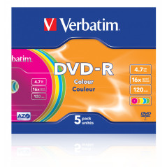Verbatim 43557 4,7 GB DVD-R 5 pz