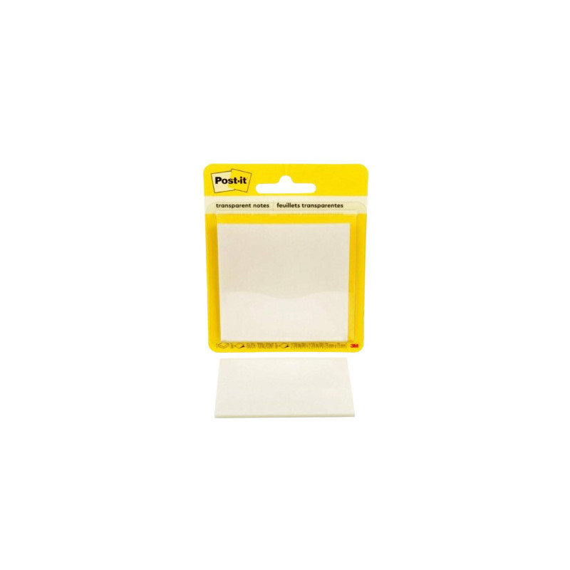 Post-It 600-TRSPT pouch autoadesiva Quadrato Trasparente 36 fogli Autoadesivo