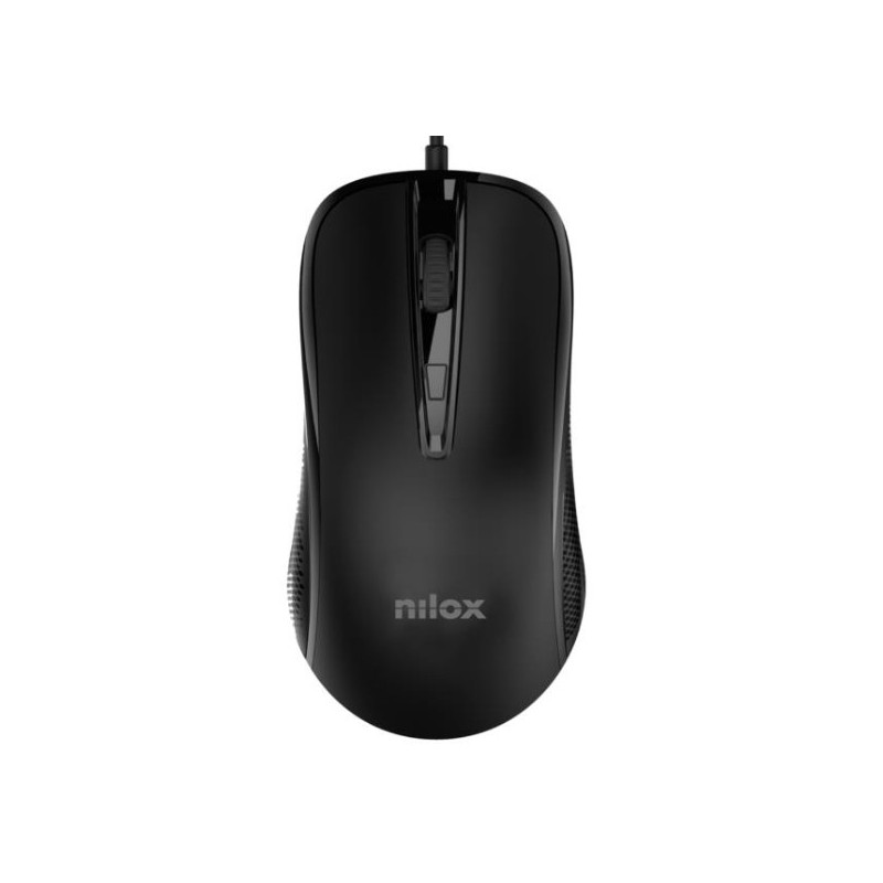 Nilox MOUSB1014 mouse Ufficio USB tipo A Ottico 2400 DPI Nilox MOUSB1014 mouse Ufficio USB tipo A Ottico 2400 DPI