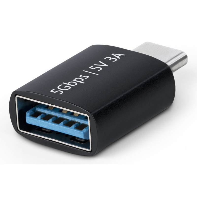 StarTech.com Adattatore USB-C a USB-A, USB 5Gbps, adattatore compatto da USB Tipo-C maschio a USB Tipo-A femmina, alloggiamento