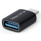 StarTech.com Adattatore USB-C a USB-A, USB 5Gbps, adattatore compatto da USB Tipo-C maschio a USB Tipo-A femmina, alloggiamento