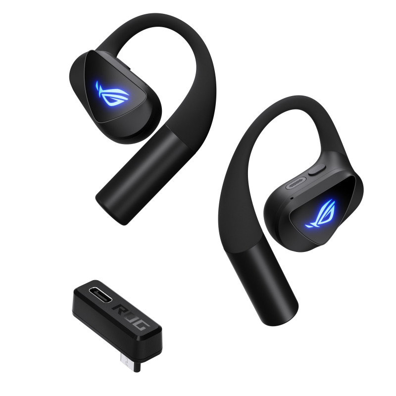 ASUS ROG Cetra Open Wireless Auricolare True Wireless Stereo (TWS) A clip Gaming Bluetooth Nero ASUS ROG Cetra Open Wireless Auricolare True Wireless Stereo (TWS) A clip Gaming Bluetooth Nero