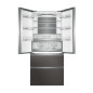 Haier HB18FGSAAA Libera installazione 539 L Argento, Titanio