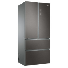 Haier HB18FGSAAA Libera installazione 539 L Argento, Titanio