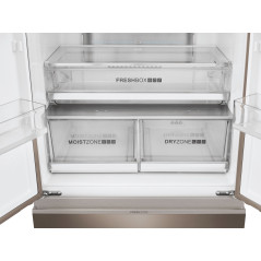 Haier HB18FGSAAA Libera installazione 539 L Argento, Titanio