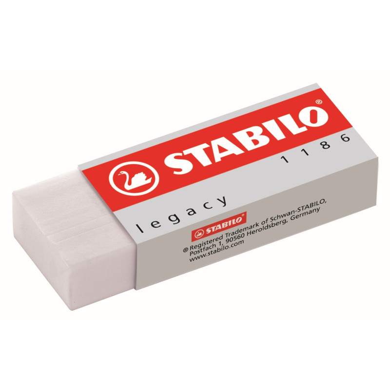 STABILO Legacy gomma per cancellare Cloruro di polivinile (PVC) Bianco 20 pz