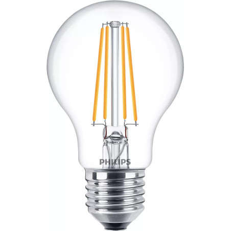 Philips Lampadina trasparente a filamento 60 W A60 E27