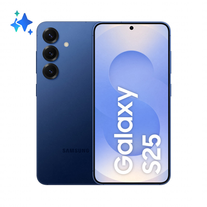 Samsung Galaxy S25 Smartphone AI, Display 6.2'' FHD+ Dynamic AMOLED 2X, Fotocamera 50MP, RAM 12GB, 256GB, 4.000 mAh, Navy Samsung Galaxy S25 Smartphone AI, Display 6.2'' FHD+ Dynamic AMOLED 2X, Fotocamera 50MP, RAM 12GB, 256GB, 4.000 mAh, Navy
