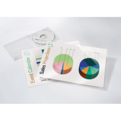 GBC POUCH.A4 RETAIL 3MIL 75MY 25PZ