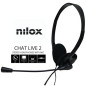 Nilox CHAT LIVE 2 Cuffie In-ear Musica e Chiamate Nero Nilox CHAT LIVE 2 Cuffie In-ear Musica e Chiamate Nero