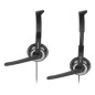 Hamlet HHEADMUS-CJ cuffia e auricolare Cablato A Padiglione Ufficio USB tipo-C Nero