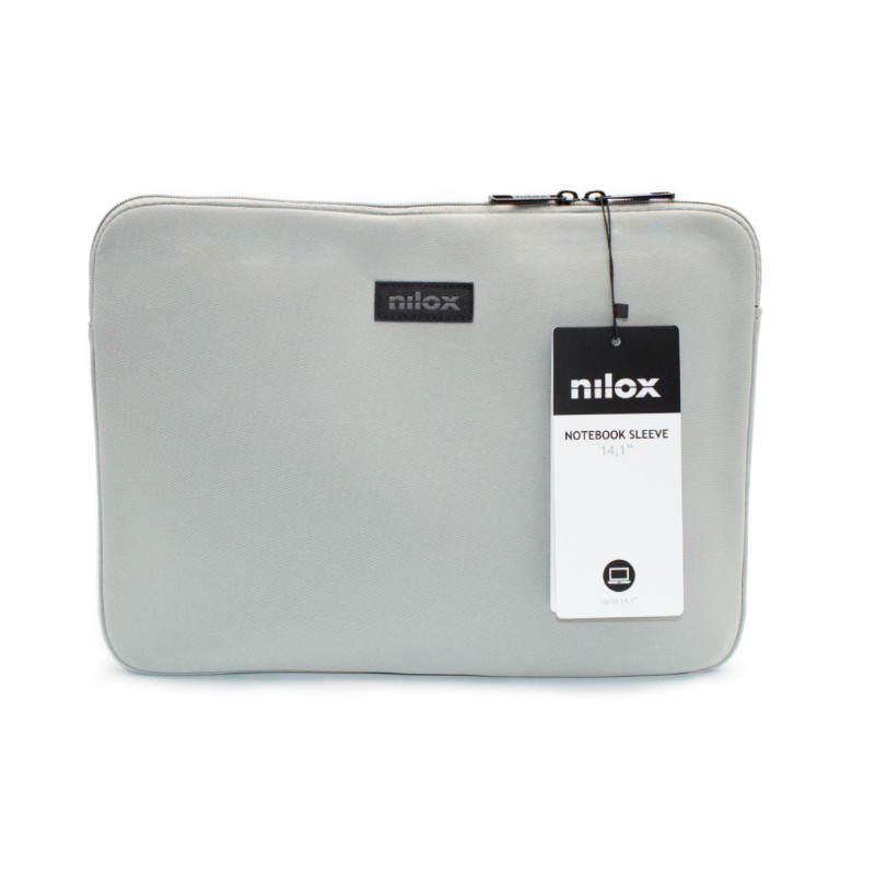 Nilox NXF1402 borsa per laptop 35,8 cm (14.1") Custodia a tasca Grigio Nilox NXF1402 borsa per laptop 35,8 cm (14.1") Custodia a tasca Grigio