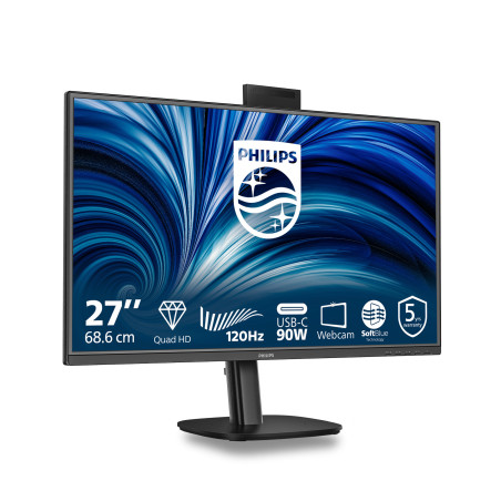 Philips Serie 3000 27B2U3601H/00 Monitor PC 68,6 cm (27") 2560 x 1440 Pixel Quad HD LCD Nero