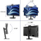 Philips Serie 3000 27B2U3601H/00 Monitor PC 68,6 cm (27") 2560 x 1440 Pixel Quad HD LCD Nero