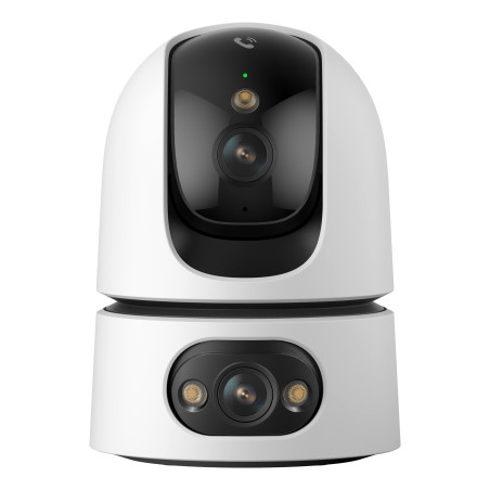 Imou Ranger Dual Pro 10MP Telecamera da interno, motorizzata, con doppia ottica 5MP+5MP, sirena integrata e faretto, tasto di
