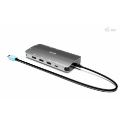 i-tec USB-C Metal Nano 3x Display (DP, HDMI and VGA) Docking Station + Power Delivery 100 W