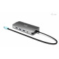 i-tec USB-C Metal Nano 3x Display (DP, HDMI and VGA) Docking Station + Power Delivery 100 W