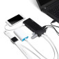 TP-Link UH720 hub di interfaccia USB 3.2 Gen 1 (3.1 Gen 1) Micro-B 5000 Mbit/s Nero