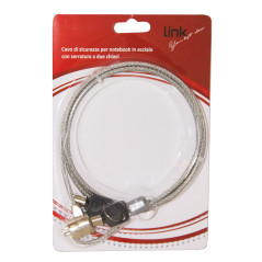 Link Accessori LKLOCKEY cavo di sicurezza Acciaio inox 1,5 m