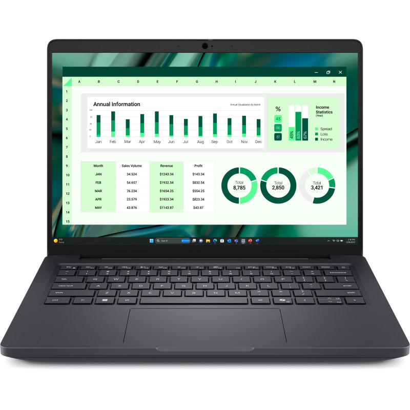 DELL Pro Max 14 MC14250 Intel Core Ultra 7 265H Workstation mobile 35,6 cm (14") Full HD+ 32 GB LPDDR5x-SDRAM 1 TB SSD NVIDIA