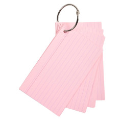 Exacompta 10340E scheda per indice Blu, Verde, Rosa, Bianco, Giallo 50 pz