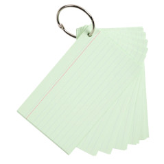 Exacompta 10340E scheda per indice Blu, Verde, Rosa, Bianco, Giallo 50 pz
