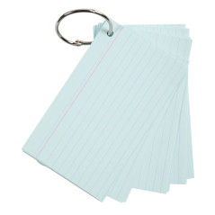 Exacompta 10340E scheda per indice Blu, Verde, Rosa, Bianco, Giallo 50 pz