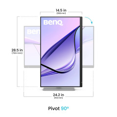BenQ MA270S Monitor PC 68,6 cm (27") 5120 x 2880 Pixel 5K Ultra HD LED Bianco