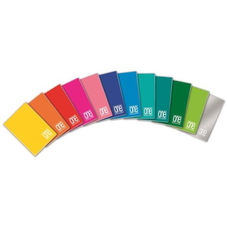 Blasetti One Color quaderno per scrivere A5 21 fogli Multicolore