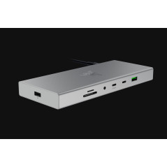 Razer USB 4 Dock USB tipo-C 10000 Mbit s Argento