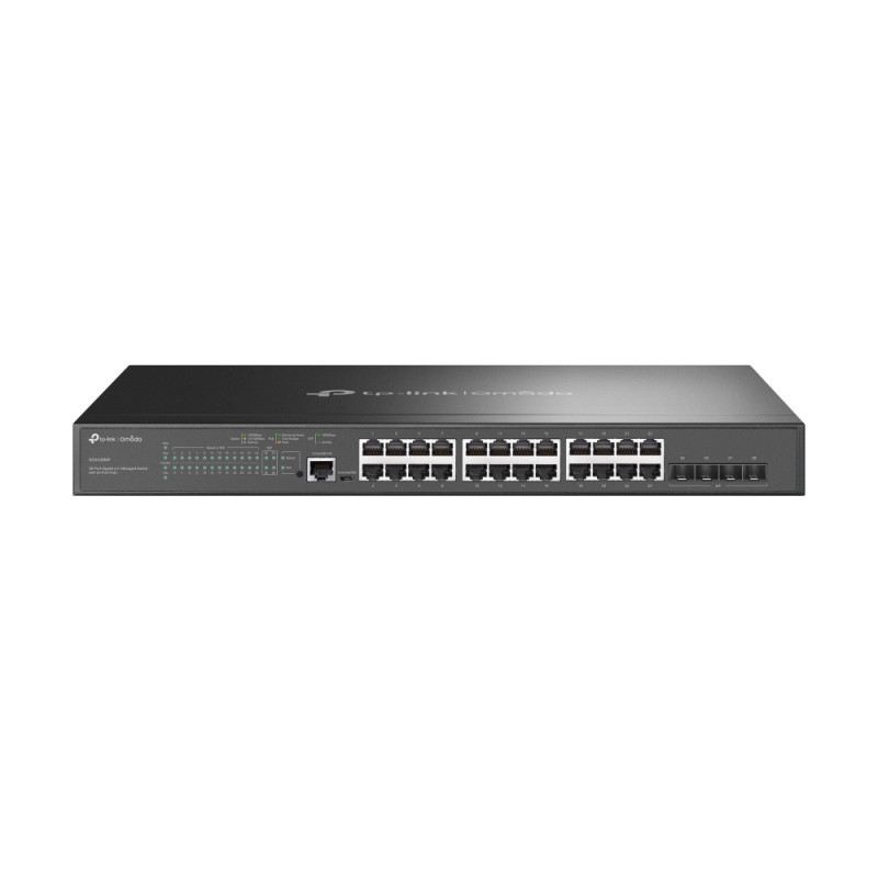 TP-Link Omada SG3428MP switch di rete Gestito L2+ Gigabit Ethernet (10/100/1000) Supporto Power over Ethernet - 1210002611909