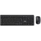 Nilox NXKMWIT011, Kit Tastiera e Mouse Wireless con Distanza Operativa di 10m, Tastiera con Layout Italiano