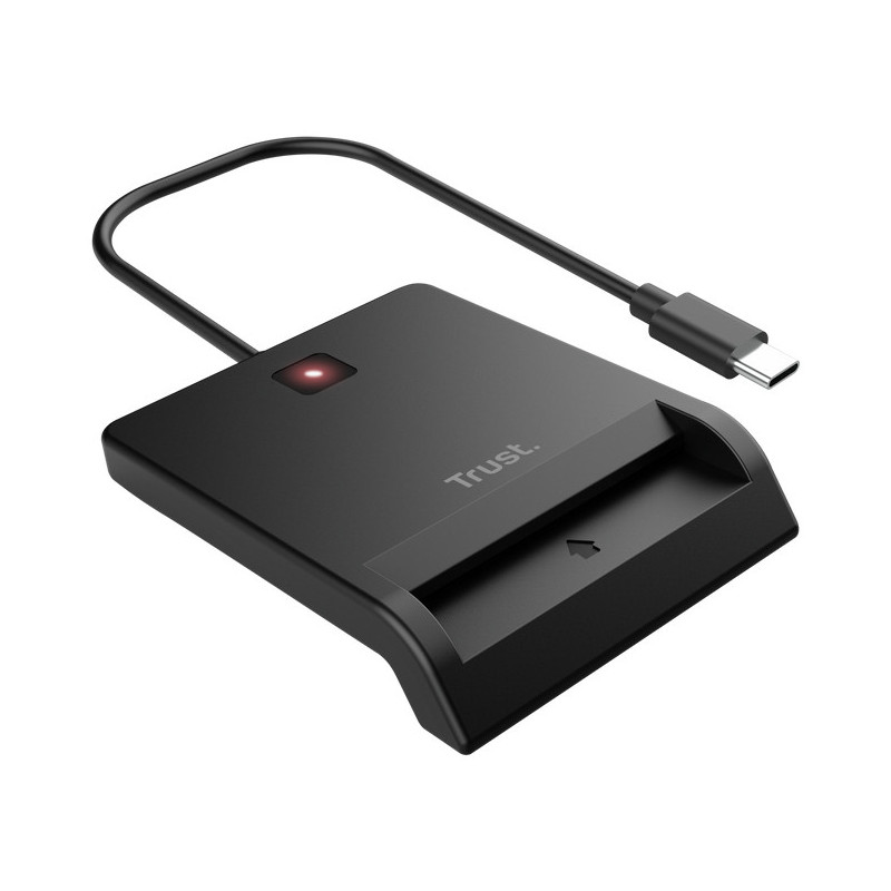 Trust 26253 lettore di card readers Interno USB tipo-C Nero