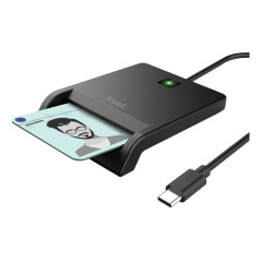 Trust 26253 lettore di card readers Interno USB tipo-C Nero